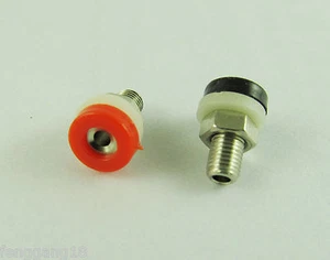 10x Banana Socket Jack f 2mm Mini Banana Plug Receptacle Binding Post Black Red - Picture 1 of 5