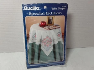 Bucilla Special Edition Stamped Embroidery 1994 Table Topper Wild Roses # 64244 - Picture 1 of 4