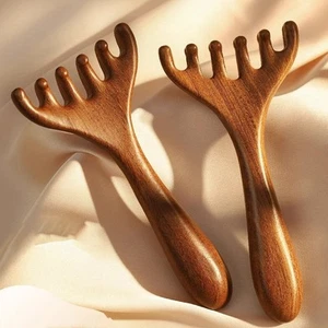 Multi Purpose Sandalwood Massage Comb for Acupuncture and Stress Relief - Bild 1 von 43