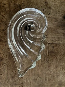 Mikasa Crystal Shell Candy Dish Trinket Dish. Nautilus - Picture 1 of 2