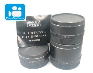 🎦👀✨MINT✨ Zenza Bronica ETR ETRS Auto Extension Tube Ring E-14 E-28 E-42 JAPAN - Picture 1 of 14