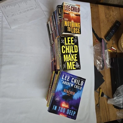 Jack Reacher Lot 25 Books Lee Child & Andrew Child – Paperbacks + 2... Foto 1 de 4