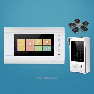HOMSECUR 7" Video&Audio Smart Doorbell Intercom with Password/Card Camera - Picture 1 of 8