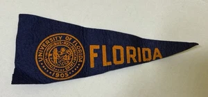 Vintage 50er Jahre FLORIDA GATORS Filz Wimpel - Original SEC Football - Bild 1 von 2