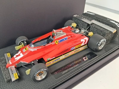 GP Replicas Ferrari 126 C2 #27 Gilles Villeneuve Long Beach USA 1982 1/18 GP19C - Immagine 1 di 4