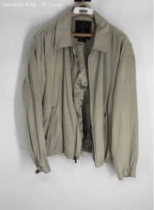 Weatherproof Mens Taupe Pockets Long Sleeve Full-Zip Bomber Jacket Size XL - Picture 1 of 6