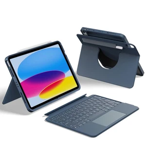 360° Rotating & Detachable Keyboard Case for iPad A16 11/10-155° Adjustable S... - Picture 1 of 9