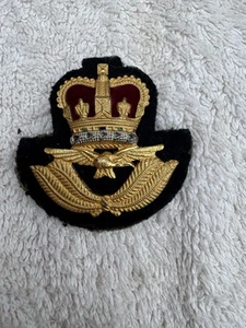 RAF Mützenabzeichen WW2 Offiziersmütze & Adler Königskrone Royal Air Force British WWII - Bild 1 von 4