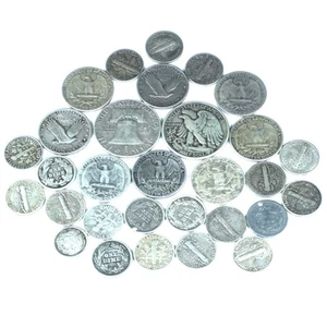 A Very Nice Collection / Job Lot Of Thirty United States Of America Silver Coins - Picture 1 of 11