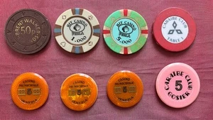 LOTTO 8 FICHES CASINÒ VARI - Foto 1 di 2