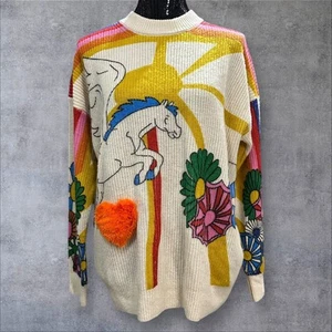 Rarität Jayley Collection Fantasy Land Banana Peel Einhorn Pullover One Size siehe Bilder - Bild 1 von 15