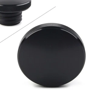 Black Vented Gas Cap Fuel Tank Cover For Harley Dyna Road King Heritage Softail - Picture 1 of 9