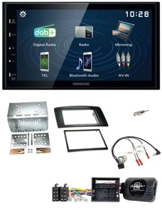 Kenwood 2DIN Bluetooth Lenkrad USB DAB Autoradio für Mercedes M-Klasse W164 2005 - Bild 1 von 8