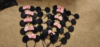 Minnie (10) & Mickey Mouse (10) Ears/ Headbands "NEW" THATS 20 EARS - Image 1 of 4