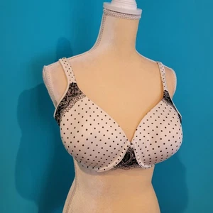 Bali Bra One Smooth U Side Support Bra 3547 Polka Dots Lace - Picture 1 of 8