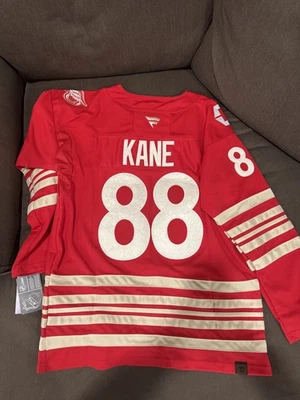 Patrick Kane Detroit Red Wings Red Jersey Mens Size Large (52) NEW - Image 1 of 4