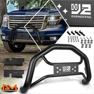 J2 Carbon Steel Bull Bar Bumper Grille Brush Guard for 07-20 Silverado/Sierra - Picture 1 of 7