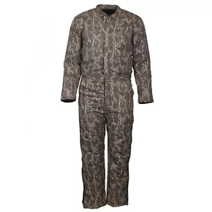 Gamehide Men's Cotton Camo Insulated Hunting Coverall in Mossy Oak - Picture 1 of 6