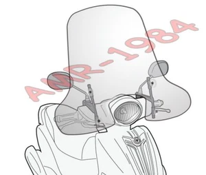 Windschutzscheibe Komplett Piaggio Vespa S 50-125-150 Von 2007 Al 2014 Givi - Bild 1 von 1