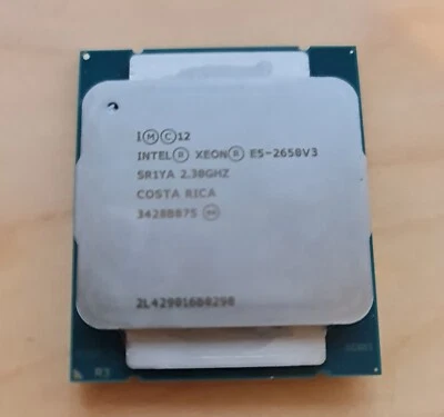 Intel Xeon E5-2650 V3 SR1YA 2.3GHz-3.0GHz 25MB 10C 20T 9.6GT/s 105W - Image 1 of 2