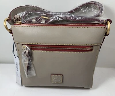 Dooney & Bourke Florentine Allison Crossbody Light Taupe Color - Image 1 of 4