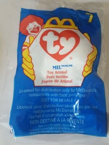 McDonalds Ty Teenie Beanie Mel The Koala Bear 1998 #7 nuevo en paquete - Imagen 1 de 2