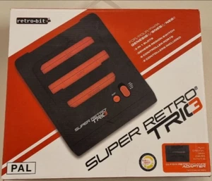 Retro-Bit Super RetroTRIO Red/Black Console - Picture 1 of 8