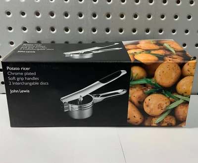 Ricer de patatas John Lewis cromado NUEVO Foto 1 de 4