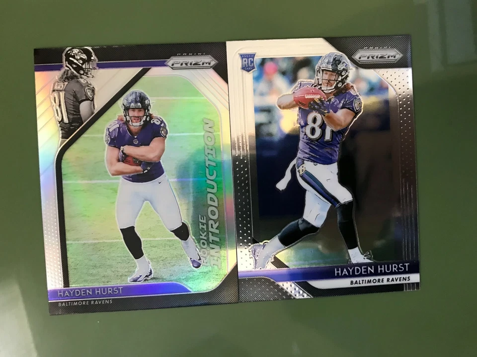 Hayden Hurst 2018 Panini Prizm Base Insert RC Lot 2 Introduction Refractor - Image 1 of 1