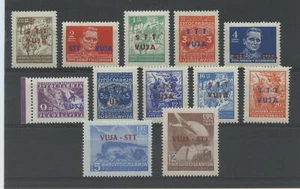 TRIESTE 1949 ZONA B ANNATA CPL. 12V. ** - Bild 1 von 1