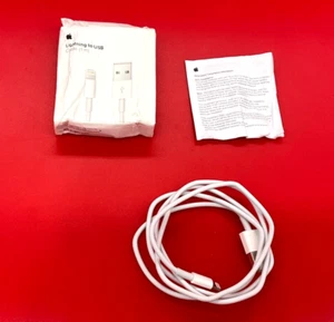 Apple Lightning to USB Cable 1 meter MUQW3AM/A ❤️️✅❤️️✅ NEW! OPEN BOX! - Picture 1 of 3