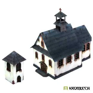 IGLESIA KROMLECH POLONIA 1939 CON CAMPANARIO - Imagen 1 de 12