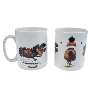Thelwell Pony Mug. Large ceramic coffee/tea mug featuring iconic cartoon ponies. - Picture 1 of 3