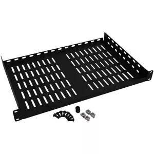 Tripp Lite SRSHELF2P1U Rack Enclosure Cantilever Fixed Shelf, 1U, Black, 40lbs - Picture 1 of 1