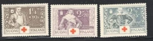 Finnland Sc B15-B17 1934 Rotes Kreuz Berühmte Männer Briefmarkensatz postfrisch NH - Bild 1 von 1