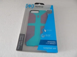 Speck Candyshell Grip Case iPhone 8/7/6/6S Plus 5.5" Caribbean Blue/Bubblegum Pi - Picture 1 of 9