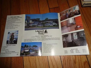 Brochure Lakeland Motel Port Clinton Ohio 19889 - Foto 1 di 4