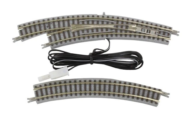 Rokuhan Gleis 7297026 Z Elektro-bogenweiche links