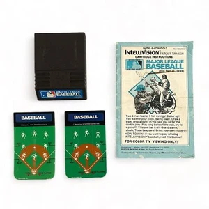 Major League Baseball VTG 1979 Intellivision Mattel Video Game WORKS - Picture 1 of 7