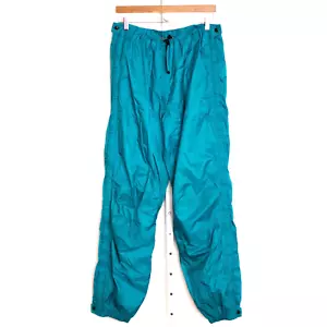 Pantaloni da neve The North Face blu fluo L snowboard sci zip laterali complete cuciture nastrate - Foto 1 di 10