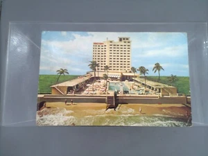 Miami Beach FL Postcard Old Vintage Card The Monty Carlo Hotel 1971 - Picture 1 of 2