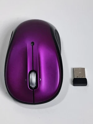 Logitech M325 Wireless Mouse-Optical Ambidextrous Purple - Image 1 of 3