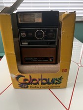 Vintage Kodak Colorburst 300 Instant Camera with Box And Instructions
