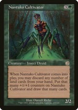 Nantuko Cultivator Torment NM Green Rare MAGIC THE GATHERING MTG CARD ABUGames