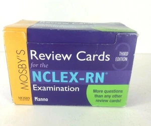 Mosby's Review Cards for the NCLEX-RN® Examination Third Edition Manno - Picture 1 of 7