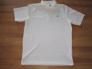 Callaway Opti Dri Golf Shirt Men's Small White - Picture 1 of 4