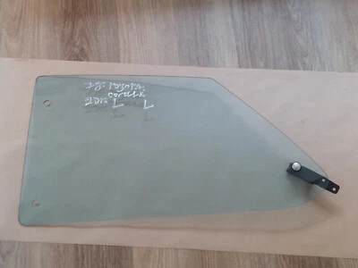 Toyota Corolla 1975-1979 sedán de 2 puertas ventana del conductor vidrio OEM 76 77 78 izquierda oe Foto 1 de 4