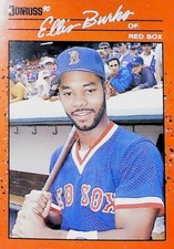 1990 Donruss #228 Ellis Burks  Boston Red Sox FREE SHIP
