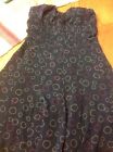 American Eagle Outfitters Navy Blue Geo Print Mini Skater Dress Size 2