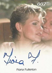 James Bond 50th Anniversary - Fiona Fullerton "Pola Ivanova" Autograph Card - Picture 1 of 1